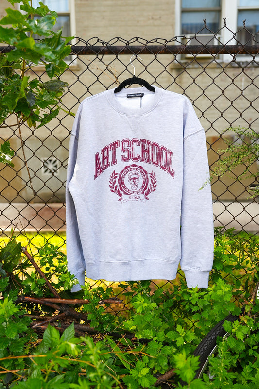 Art School Girls Sweatshirt - Heather Grey