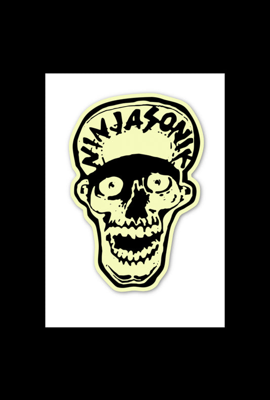 Ninjasonik Glow in the Dark Sticker